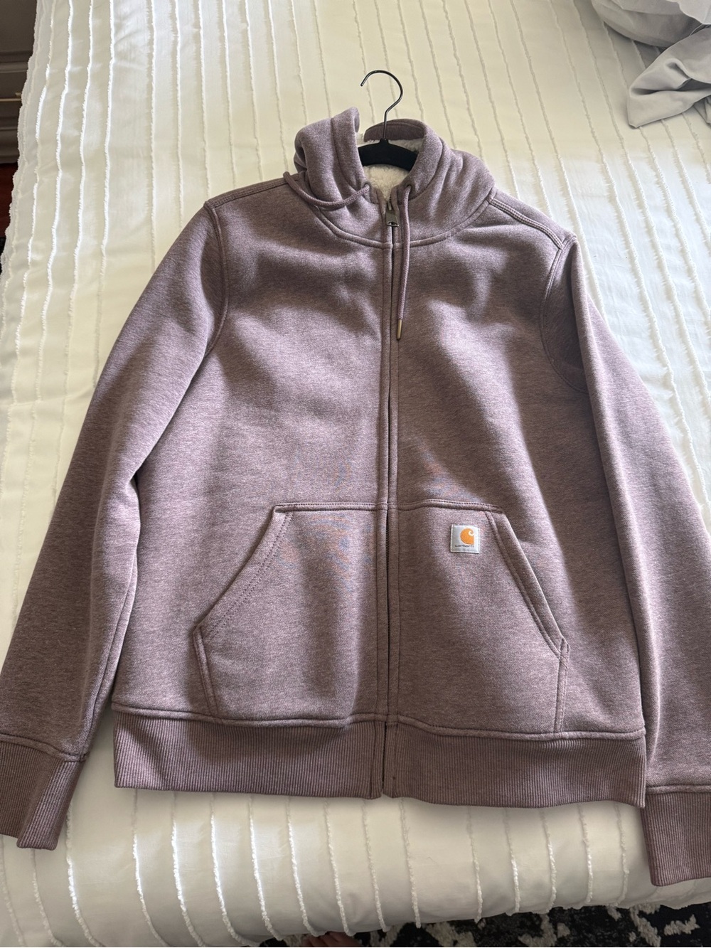 Carhartt Kids' Dusty Mauve Full-Zip Hoodie